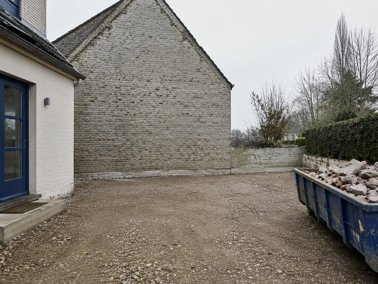 Démolition complète d'une annexe